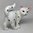 Ceramic Walking Cat With Shamrocks