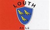 Louth County Ireland Crest Flag ~ 5 X 3 ft