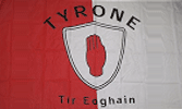 County Tyrone Ireland Crest Flag ~ 5 X 3 ft