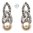 Celtic Swarovski Crystals & Pearl Earrings