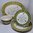 Celtic Knot Green & White Oval Platter