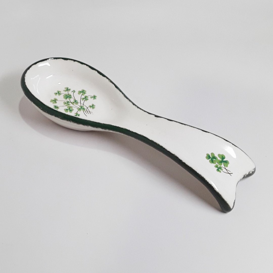 Traditional Rustic Shamrock Spoon Rest