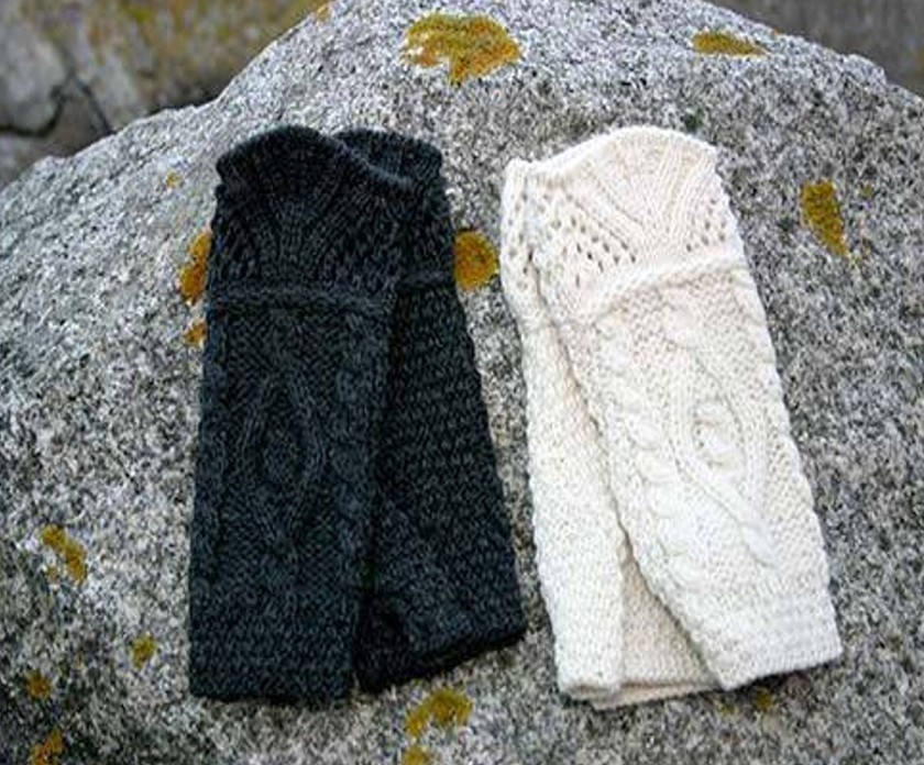 Warm Soft Wool Fingerless Gloves ~ 3 Colors
